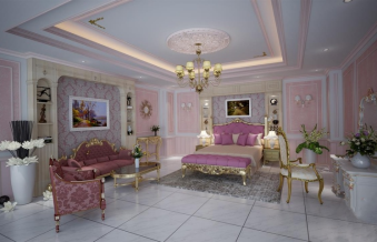 Mách bạn cách trang trí phòng ngủ nữ tính với phào chỉ tân cổ điển