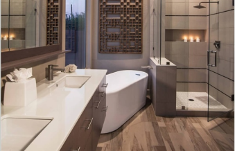 Một vài ý tưởng trang trí phòng tắm