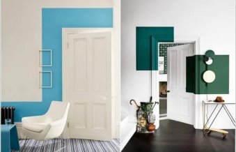 Những ý tưởng trang trí nhà cửa độc đáo và sáng tạo với sơn màu
