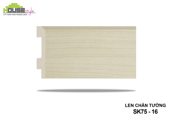 LEN CHÂN TƯỜNG NHỰA SK75 - 16