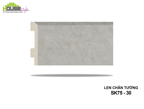 LEN CHÂN TƯỜNG NHỰA SK75 - 30