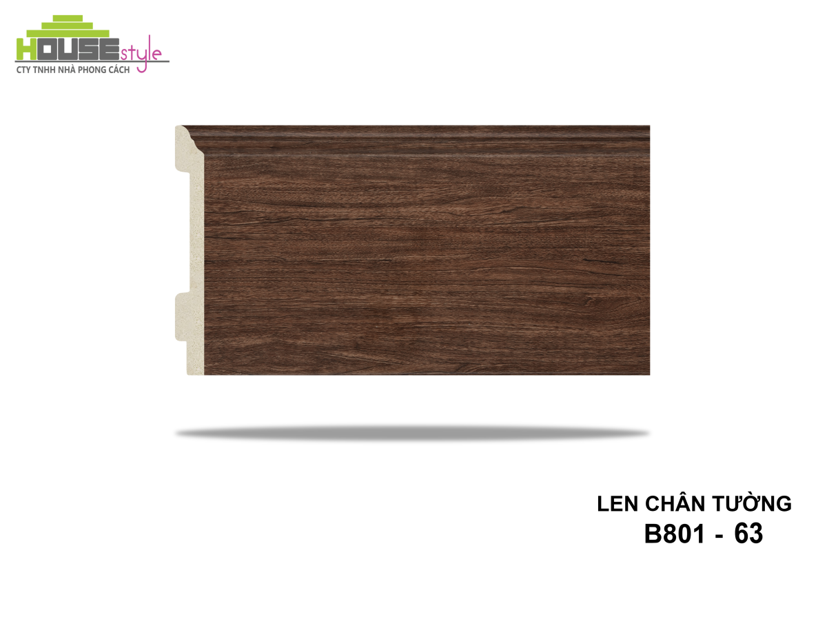 LEN CHÂN TƯỜNG NHỰA B801 - 63