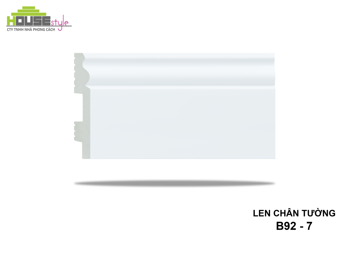 LEN CHÂN TƯỜNG NHỰA B92 - 7