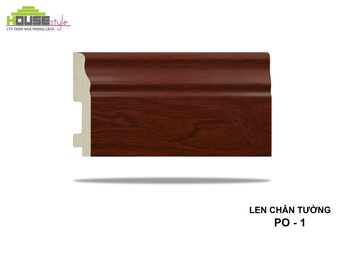 LEN CHÂN TƯỜNG NHỰA PO - 1