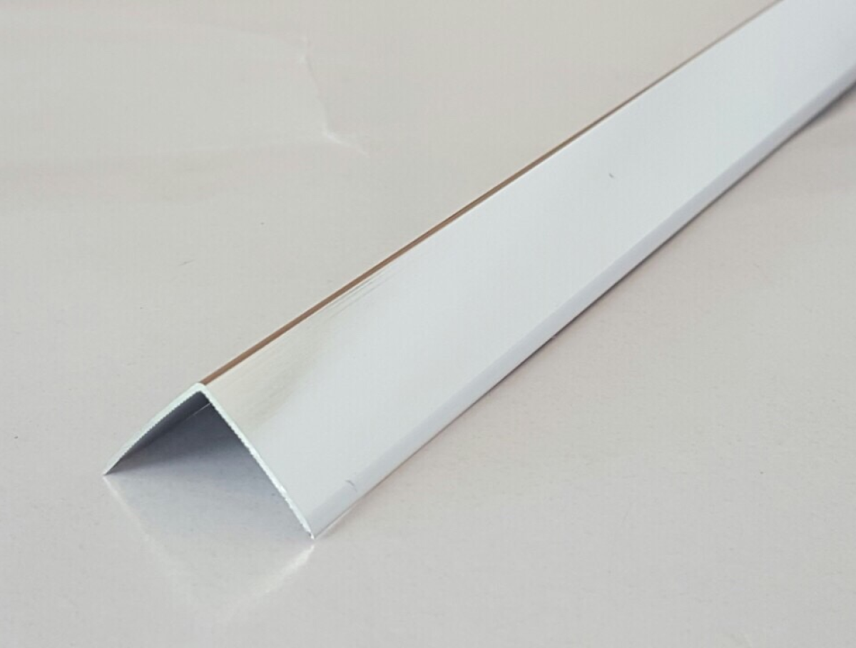 NẸP NHÔM GÓC V - MÀU INOX