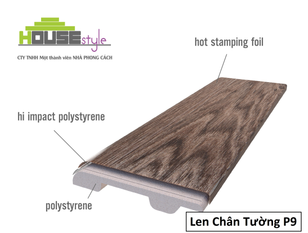 LEN CHÂN TƯỜNG NHỰA P9 - 30
