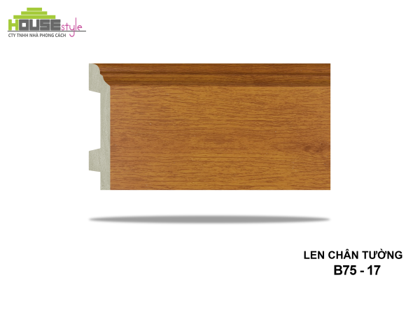 LEN CHÂN TƯỜNG NHỰA B75 - 17
