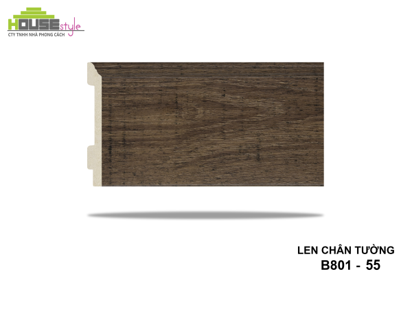 LEN CHÂN TƯỜNG NHỰA B801 - 55