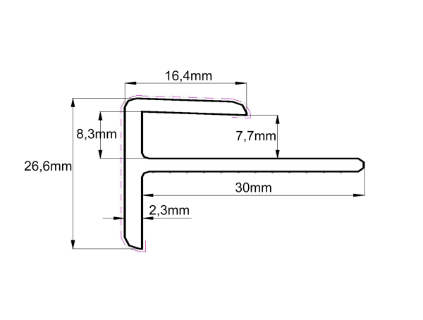 NẸP NHỰA CẦU THANG CT-302
