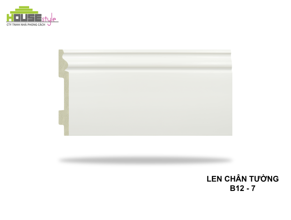 LEN CHÂN TƯỜNG NHỰA B12 - 7 