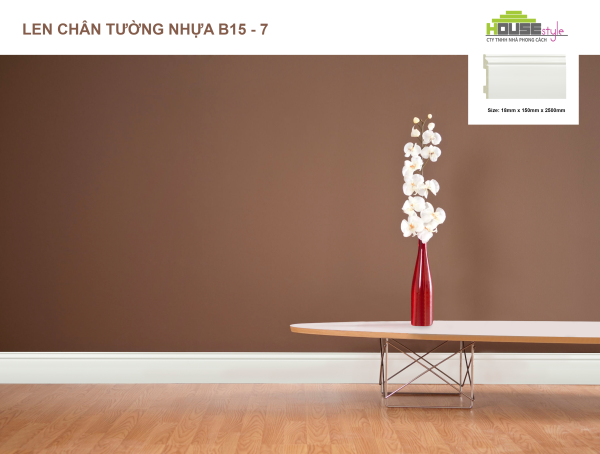 LEN CHÂN TƯỜNG NHỰA B15 - 7