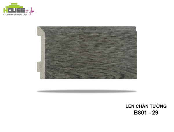 LEN CHÂN TƯỜNG NHỰA B801 - 29