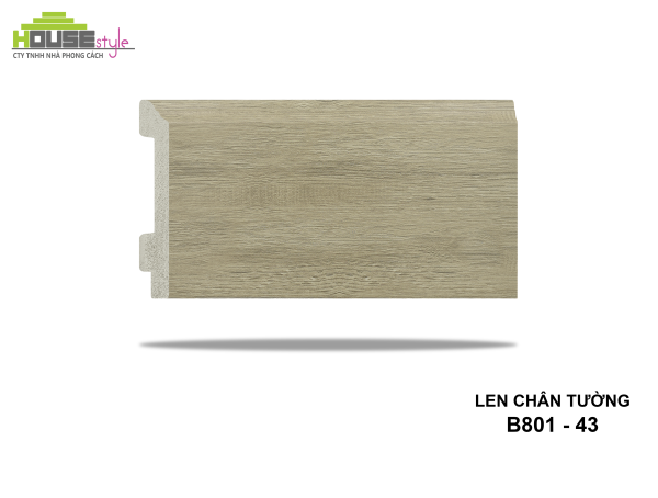 LEN CHÂN TƯỜNG NHỰA B801 - 43