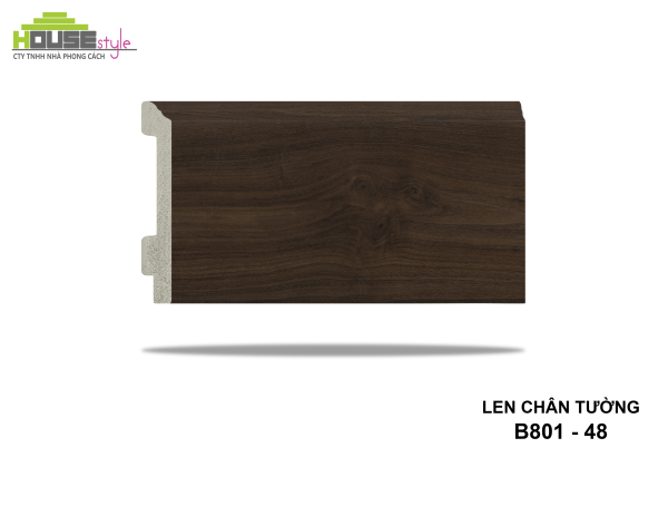 LEN CHÂN TƯỜNG NHỰA B801 - 48