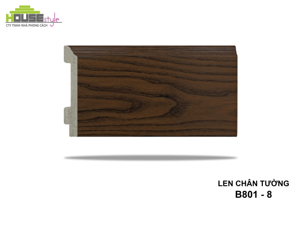 LEN CHÂN TƯỜNG NHỰA B801 - 8