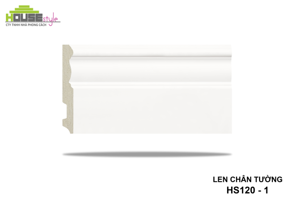 LEN CHÂN TƯỜNG NHỰA HS120 - 1
