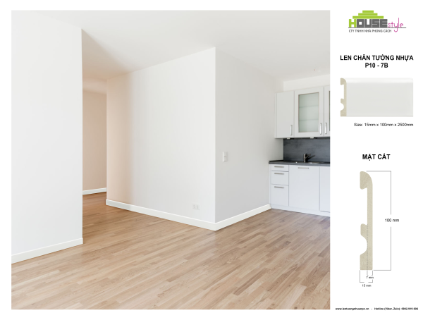 LEN CHÂN TƯỜNG NHỰA P10 - 7B