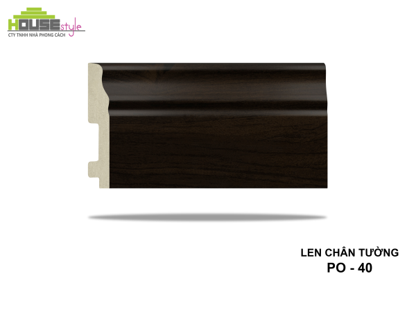 LEN CHÂN TƯỜNG NHỰA PO - 40