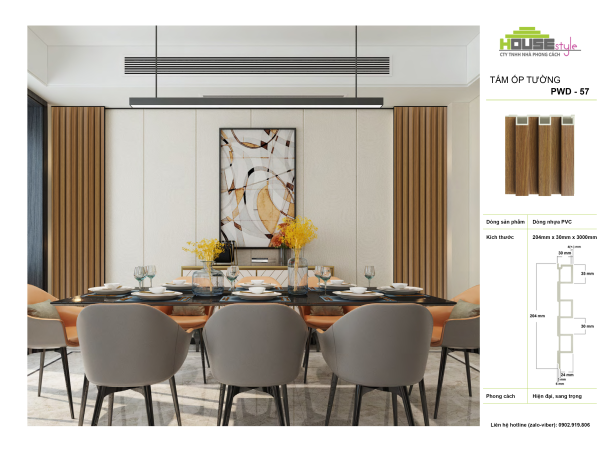 TẤM ỐP TƯỜNG PWD - 57