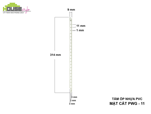 TẤM ỐP TƯỜNG PWG - 11