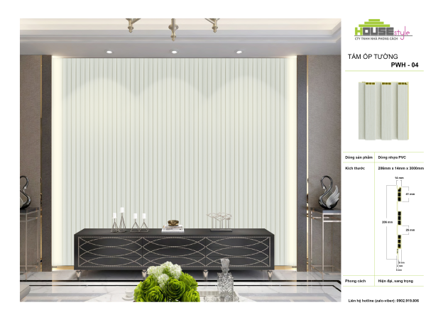 TẤM ỐP TƯỜNG PWH - 04
