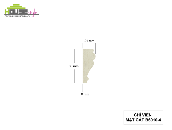 CHỈ VIỀN B6010-4
