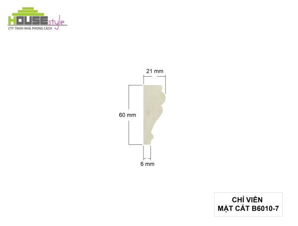 CHỈ VIỀN B6010-7