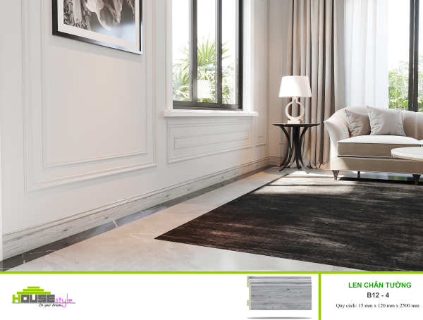 LEN CHÂN TƯỜNG NHỰA B12 - 4